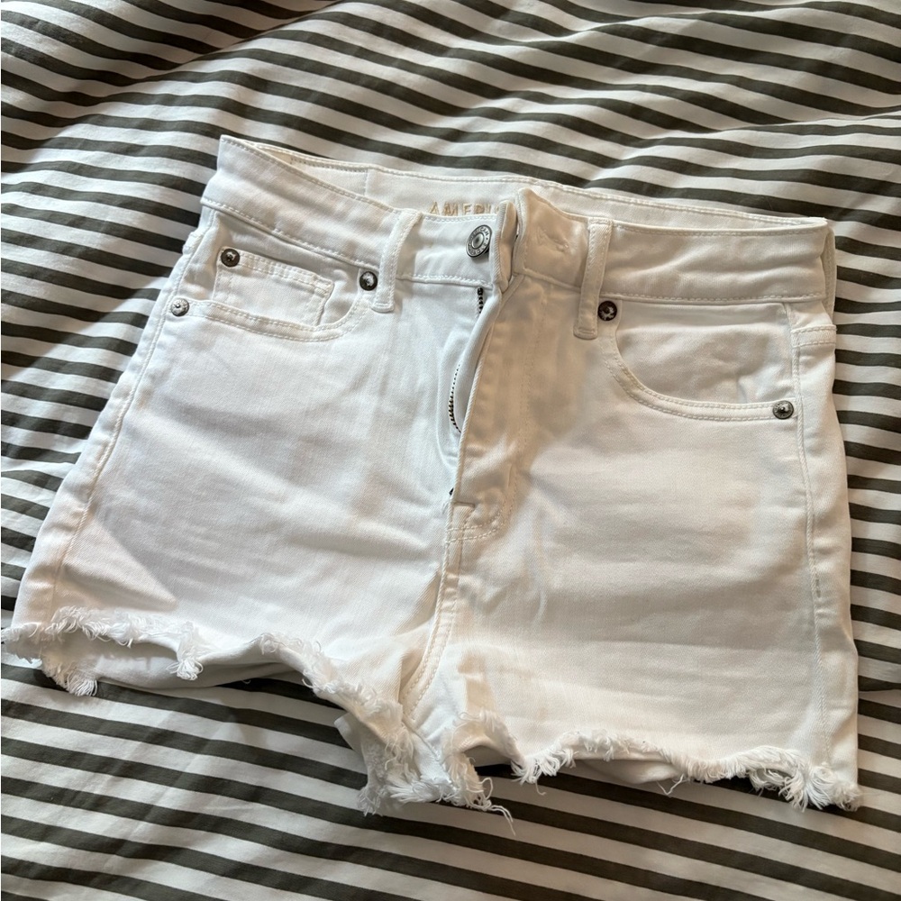 American Eagle Outfitters White Jean Shorts